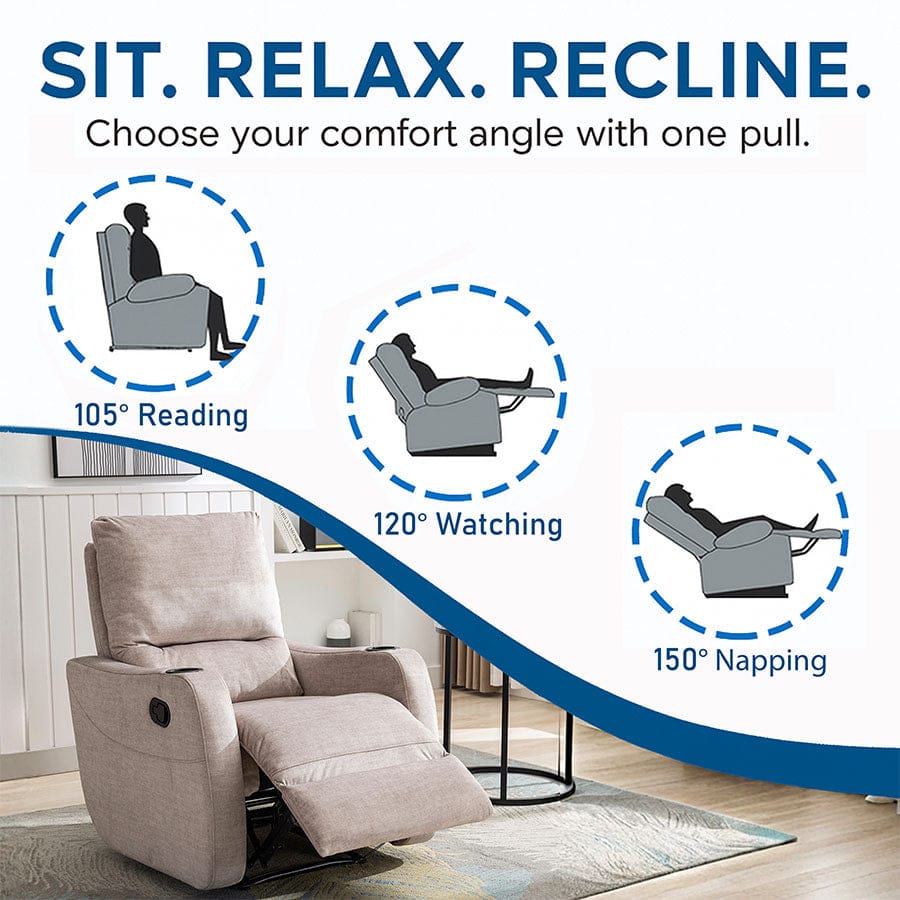 Arlington 1 Seater Recliner Sofa - Image 13