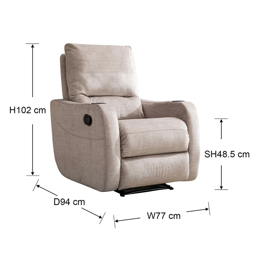 Arlington 1 Seater Recliner Sofa - Image 15