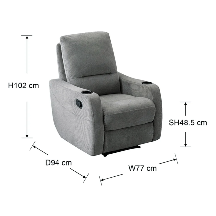 Arlington 1 Seater Recliner Sofa - Image 31