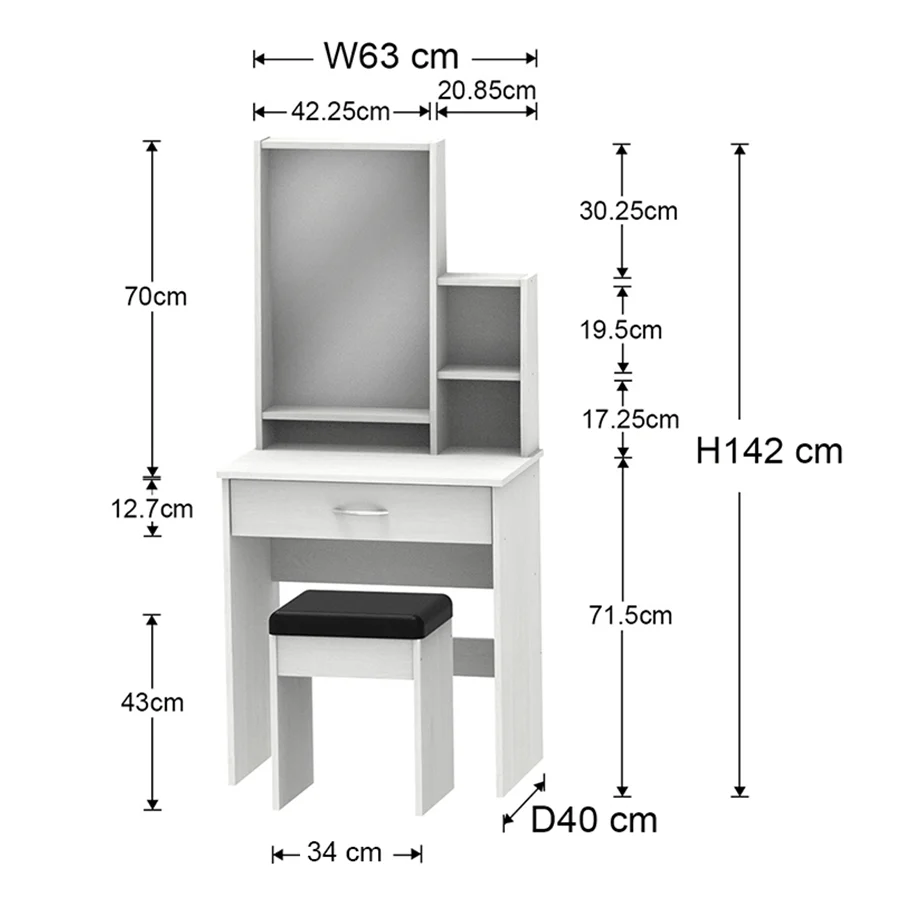 Aslan Dresser with Stool - Image 16