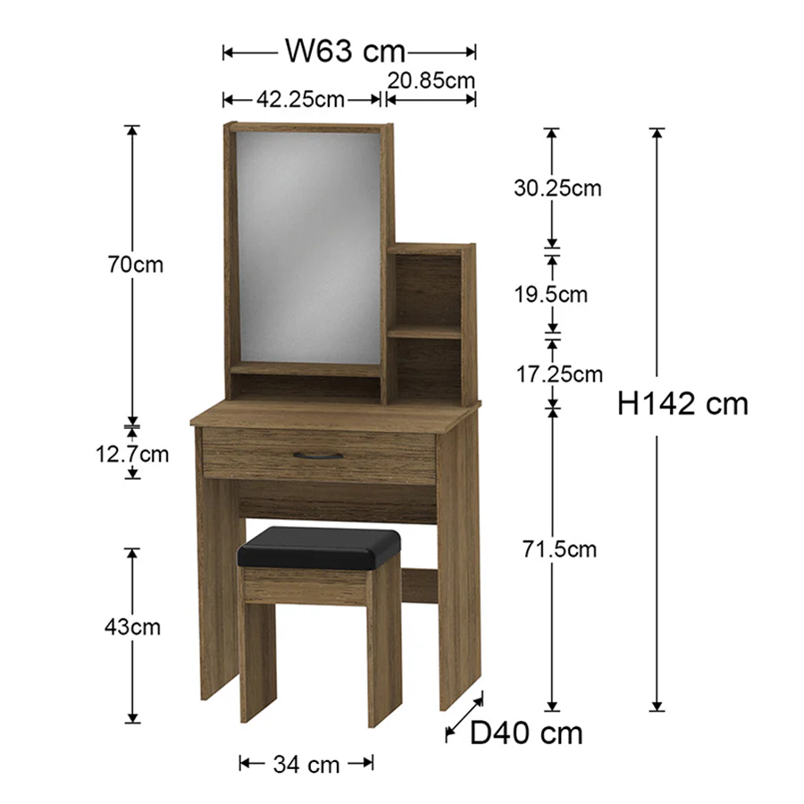 Aslan Dresser with Stool - Image 49