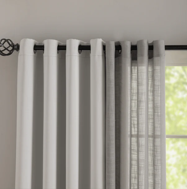 Bellis Plain Set of 4 Curtains - Image 12