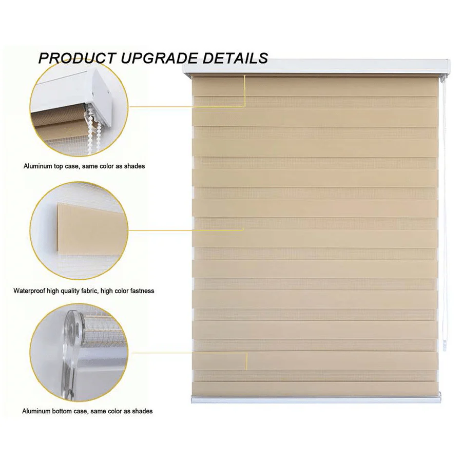 Brown Zebra Non-blackout Blinds - Image 8