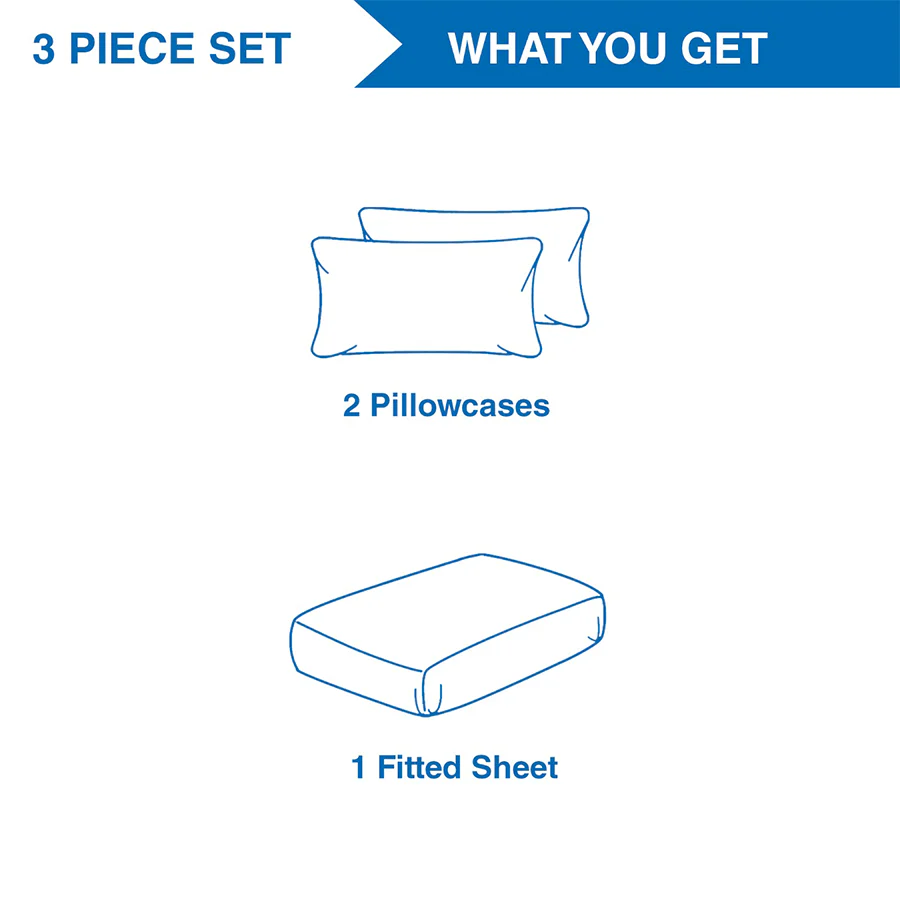 Basic Espresso Plain 3pc Sheet Set - Image 11