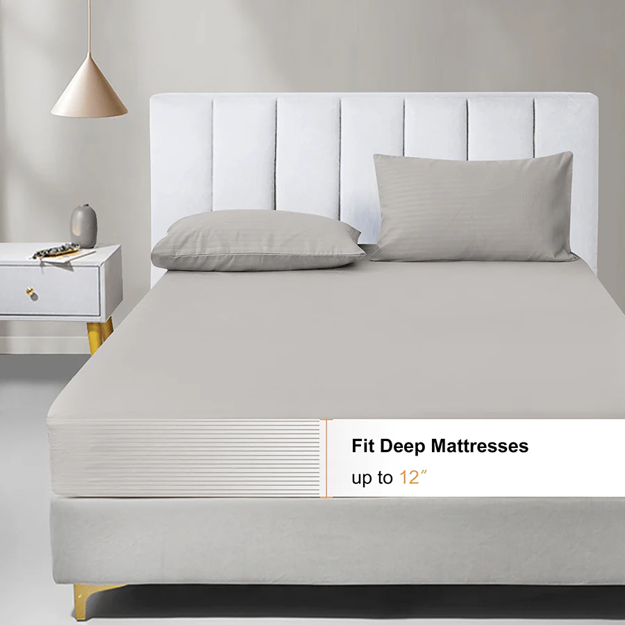 Basic Espresso Plain 3pc Sheet Set - Image 4