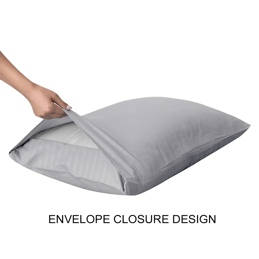 Basic Gray Plain 3pc Sheet Set - Image 8