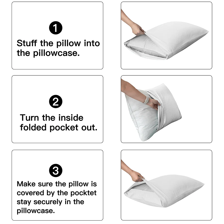 Basic White Plain Bed in A Bag - Image 11
