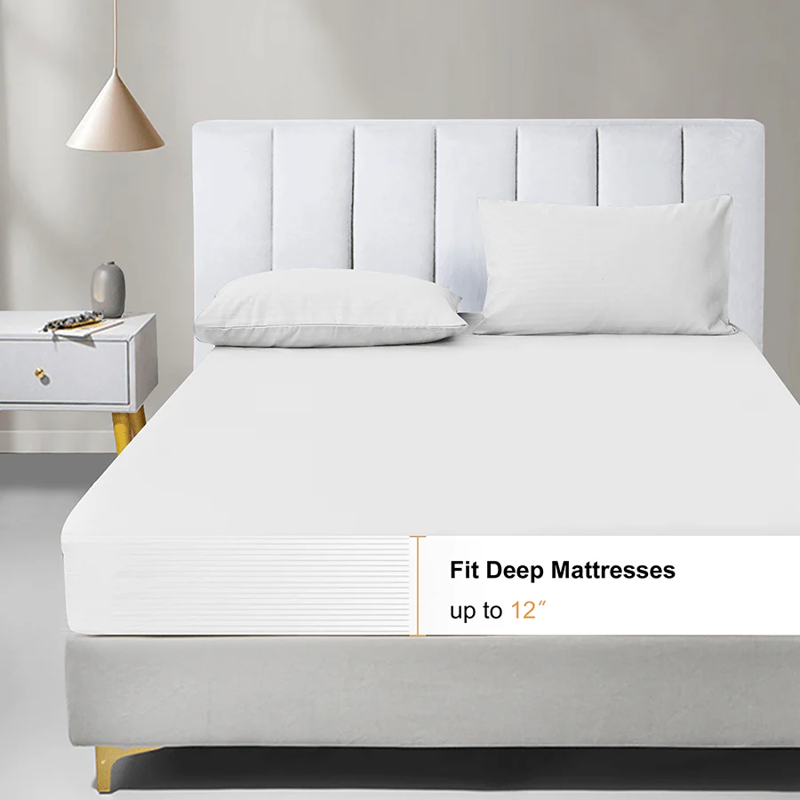 Basic White Plain Bed in A Bag - Image 5