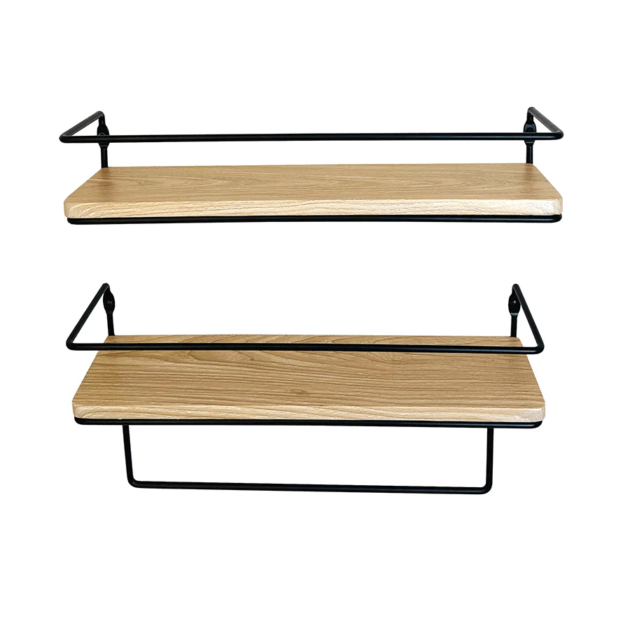 Ekon Set of 2 Shelves with Bracket - Image 13