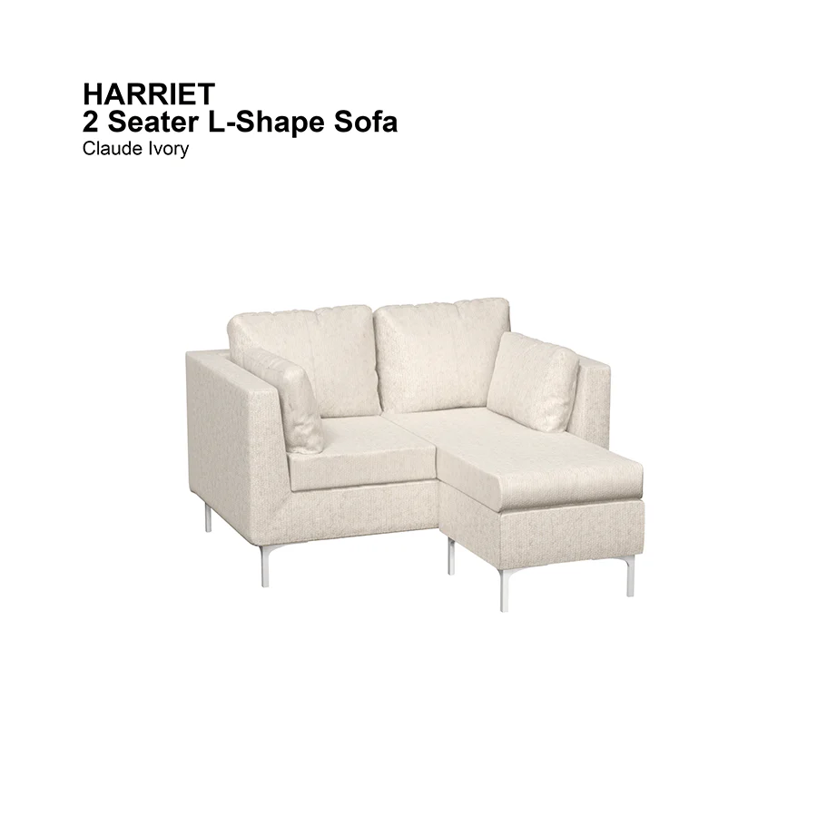 Harriet L-shape 2 Seat Sofa - Image 17