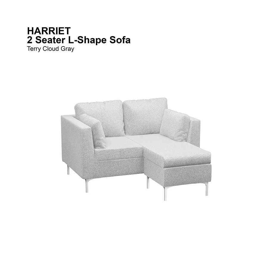 Harriet L-shape 2 Seat Sofa - Image 21