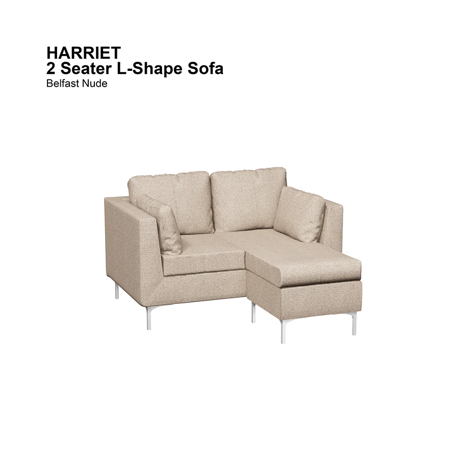 Harriet L-shape 2 Seat Sofa - Image 6