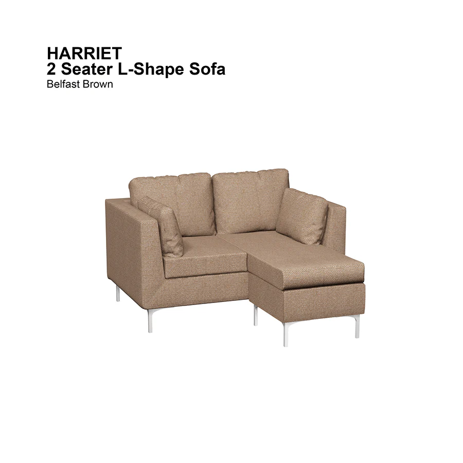 Harriet L-shape 2 Seat Sofa - Image 7