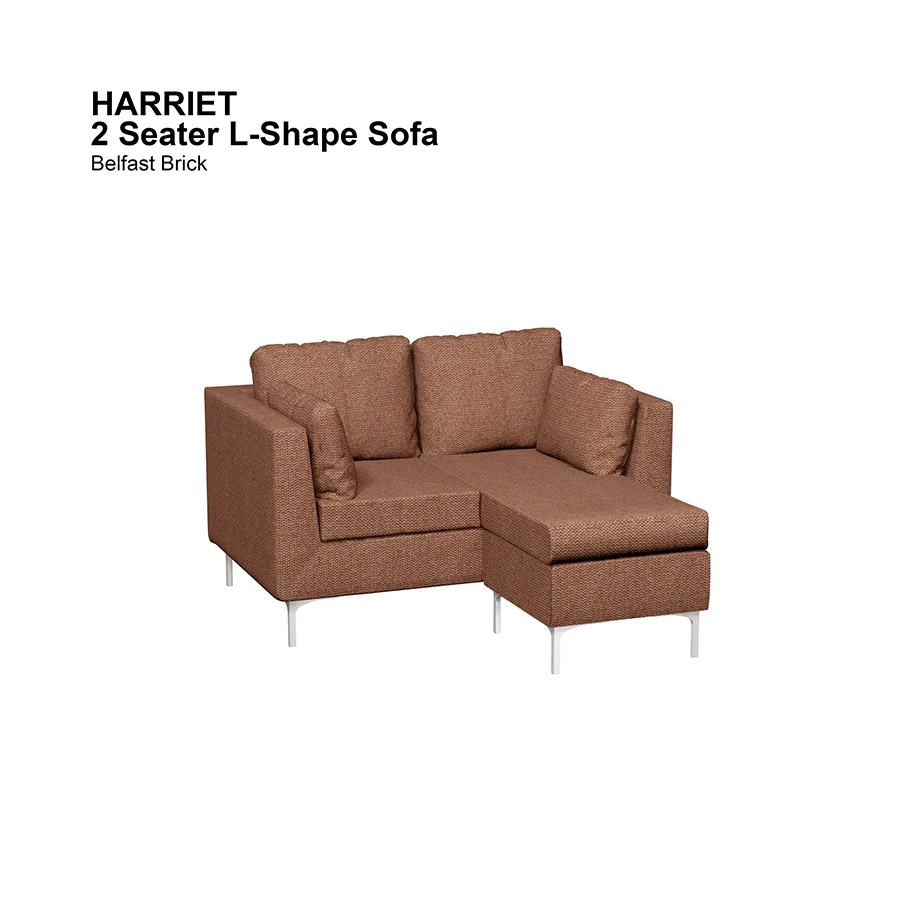 Harriet L-shape 2 Seat Sofa - Image 8
