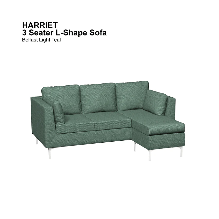 Harriet L-shape 3 Seat Sofa - Image 10