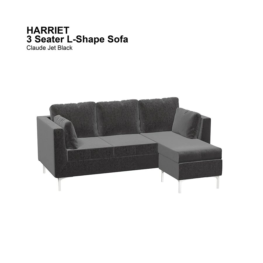 Harriet L-shape 3 Seat Sofa - Image 19