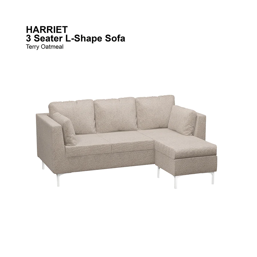 Harriet L-shape 3 Seat Sofa - Image 20