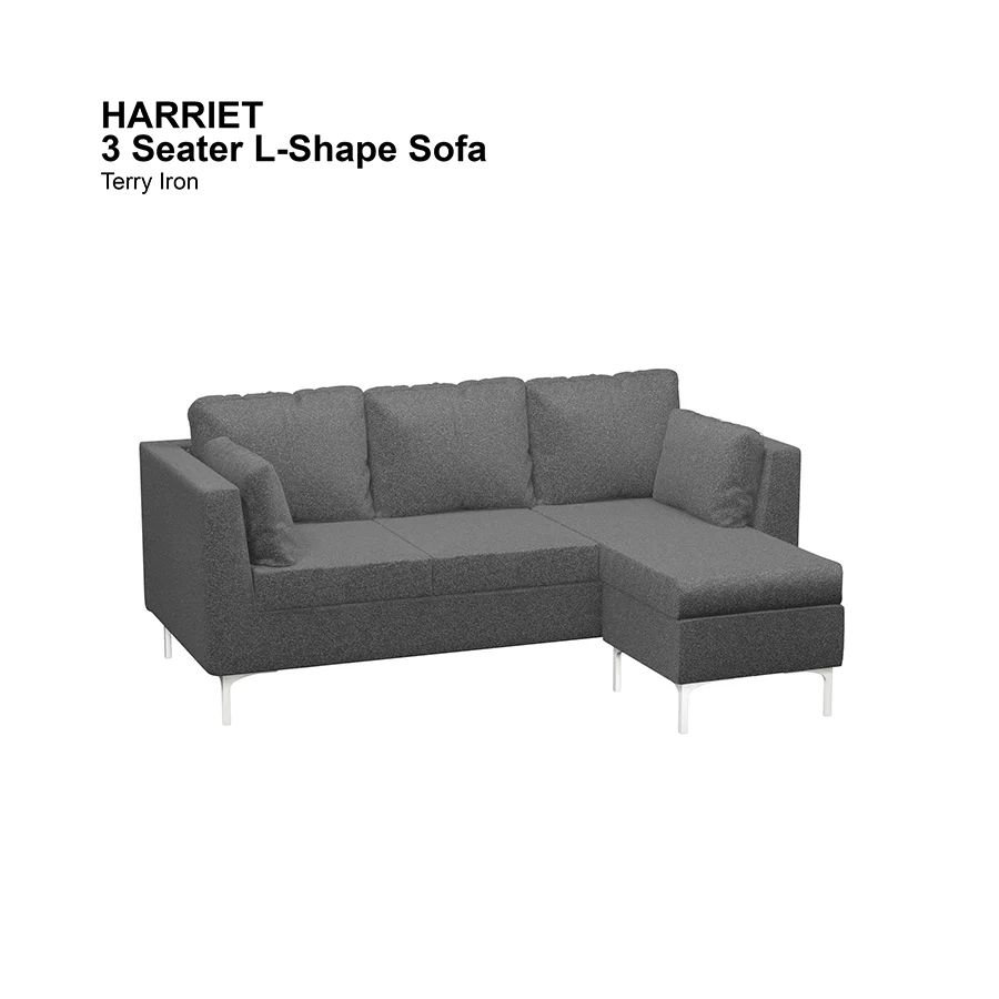Harriet L-shape 3 Seat Sofa - Image 22