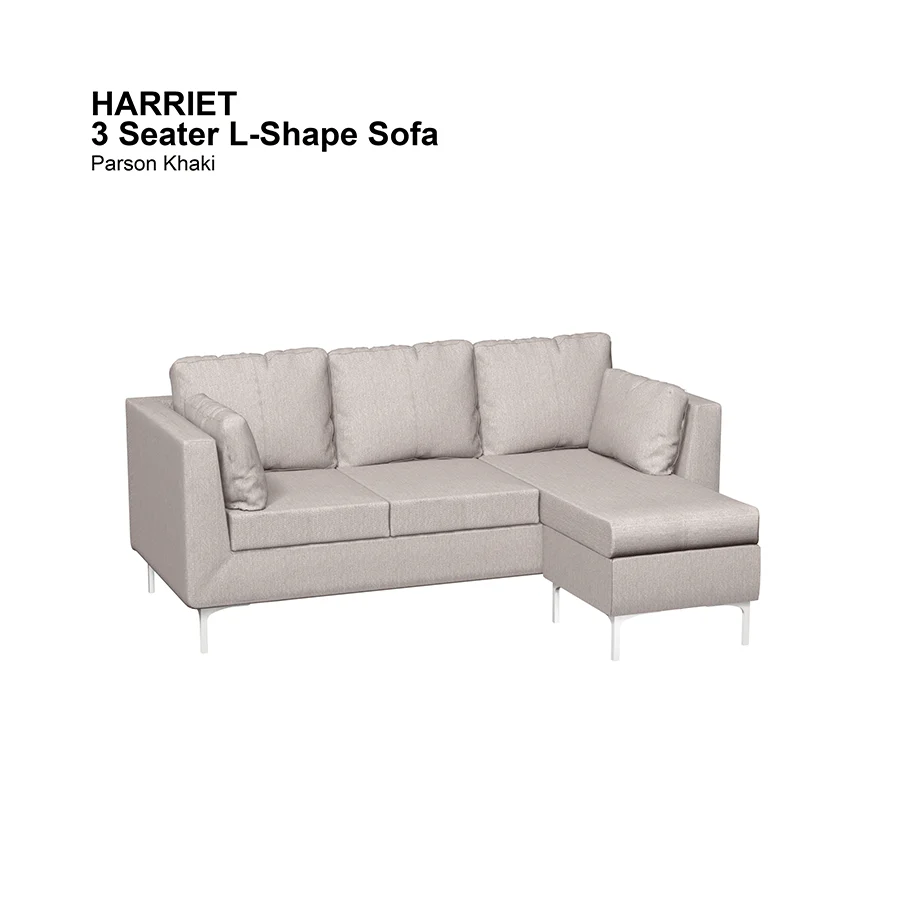 Harriet L-shape 3 Seat Sofa - Image 4