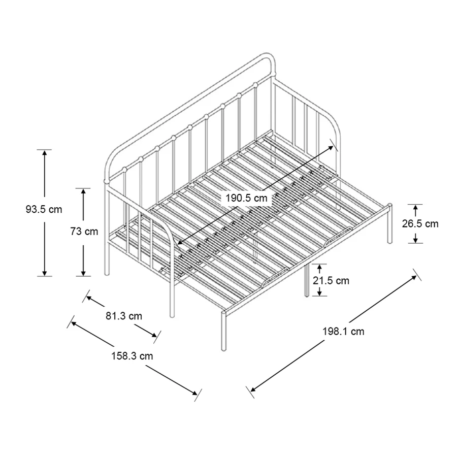 Kumi Day Bed with Pull-out - Image 39