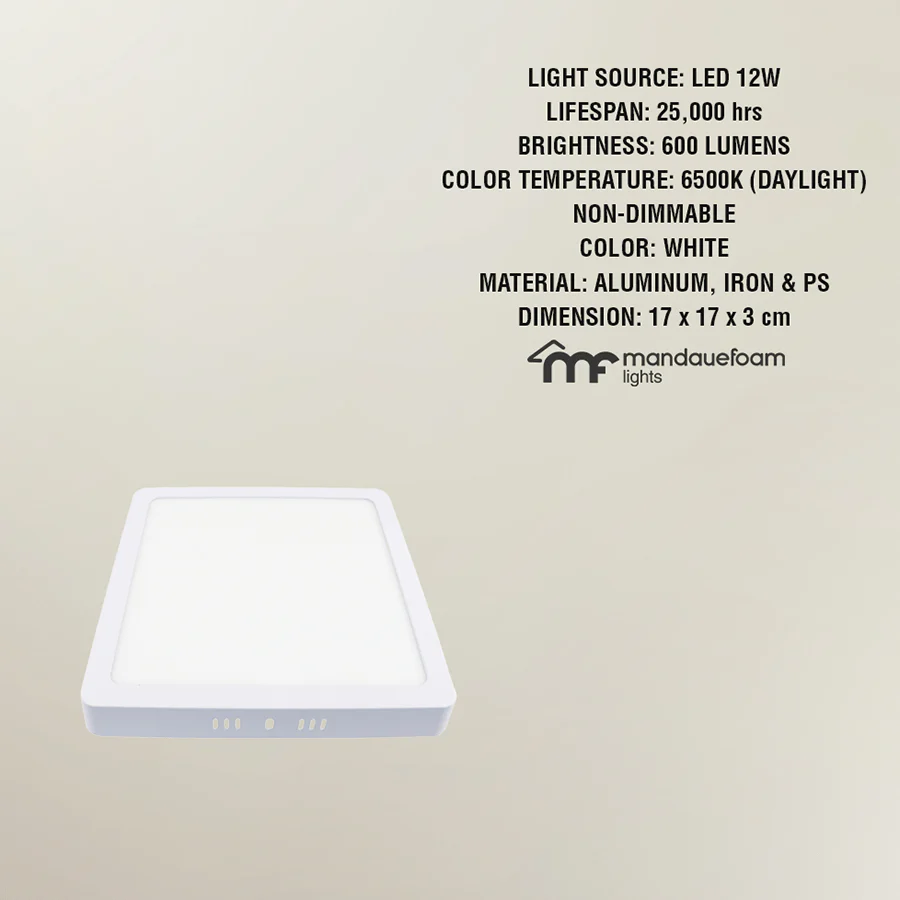 LED Surface Square Mount Daylight - Image 4