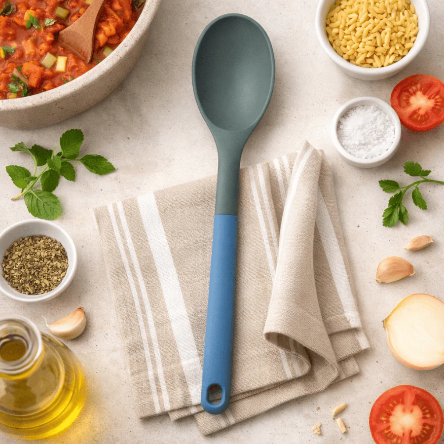 Loden Silicone Solid Spoon - Image 2