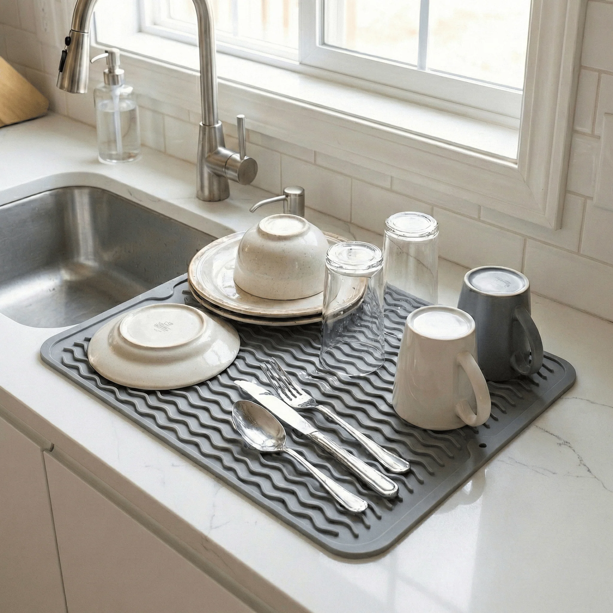 Lori Silicone Dish Drying Mat - Image 2