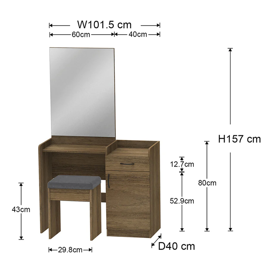 Maisy Dresser with Stool - Image 42