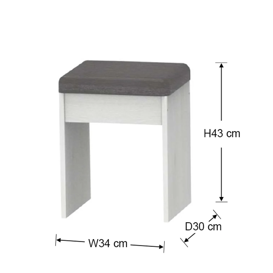 Maisy Dresser with Stool - Image 62