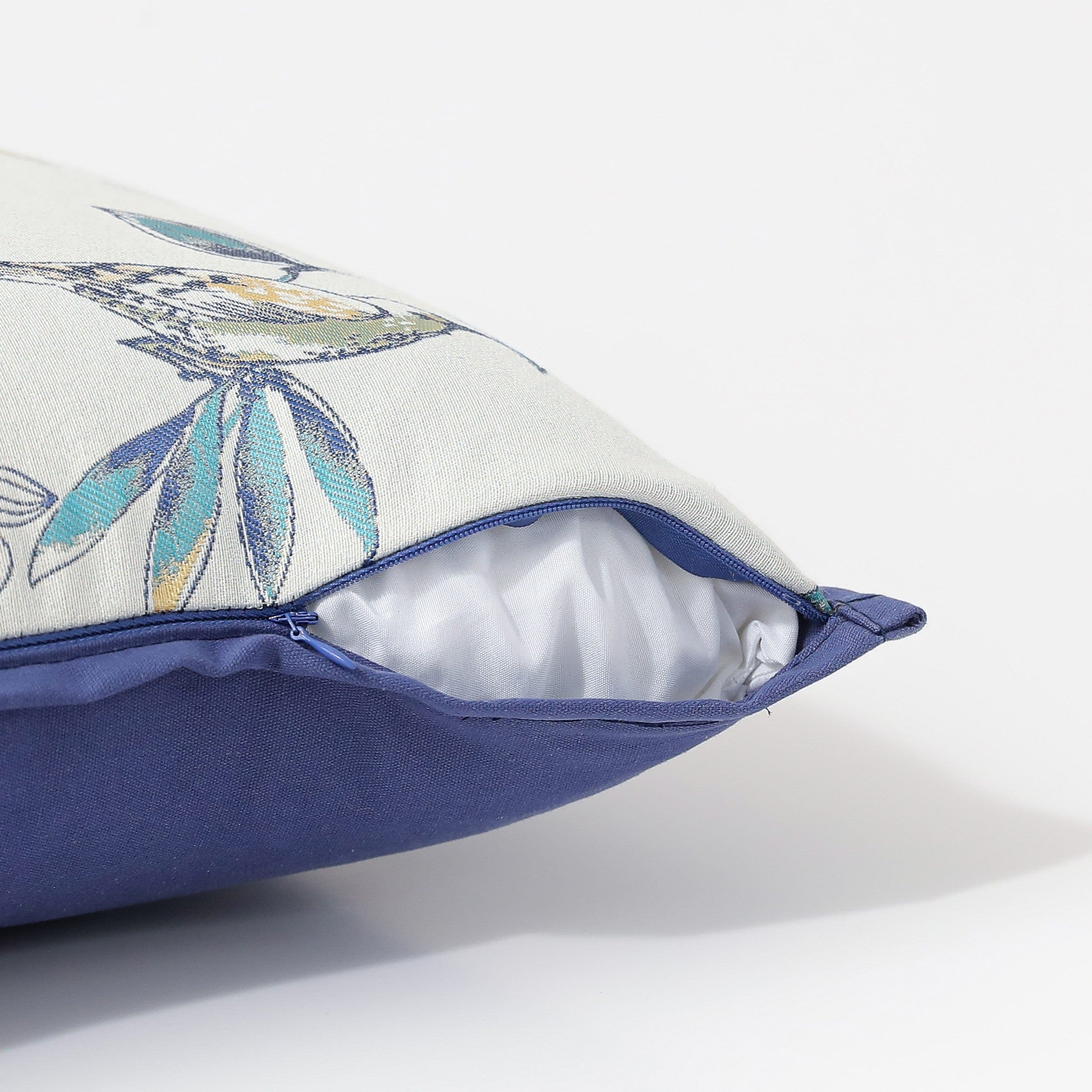 Mara Bird Jacquard Throw Pillowcase - Image 3