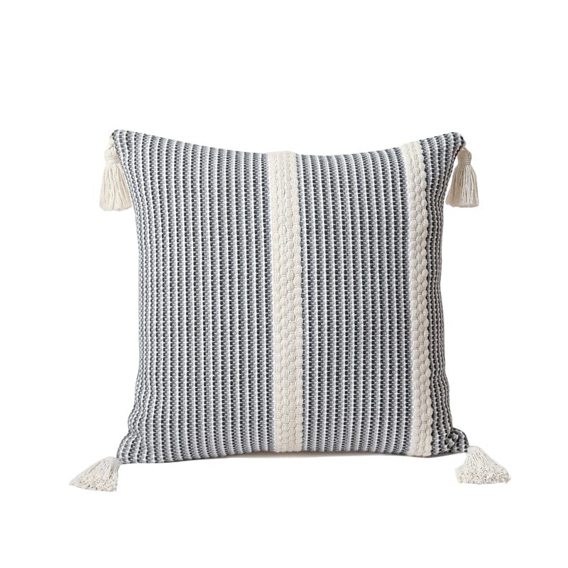 Milica Boho Black Throw Pillowcase