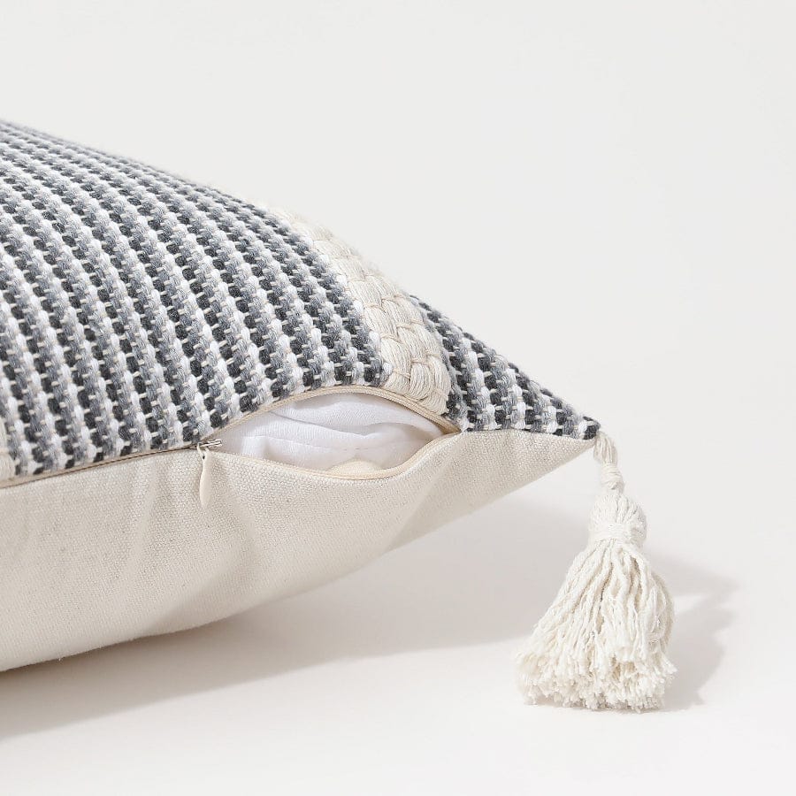 Milica Boho Black Throw Pillowcase - Image 3