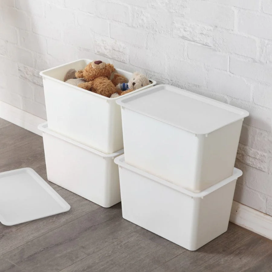 Mattis Storage Box with Lid - 37.5x25.5x22 cm - Image 5
