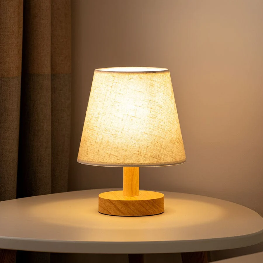 Meinik Mini Wood Table Lamp - Image 3