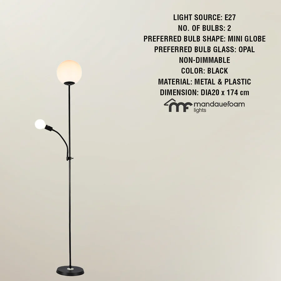 Miron Floor Lamp with Reading Lamp - Image 3