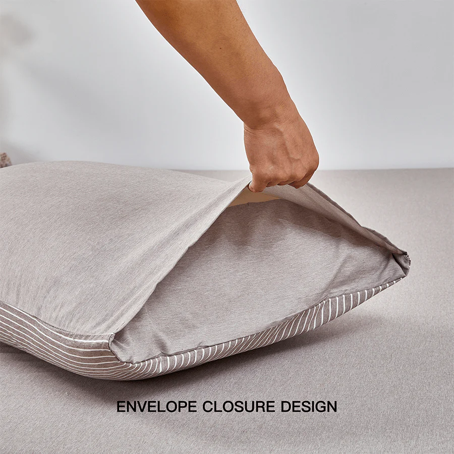 Reversible Stripe Khaki Bed in A Bag - Image 8