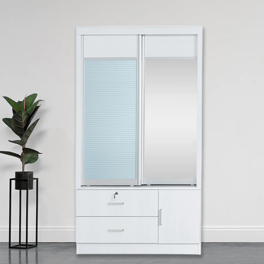 Vania 120 cm Sliding Wardrobe - Image 25