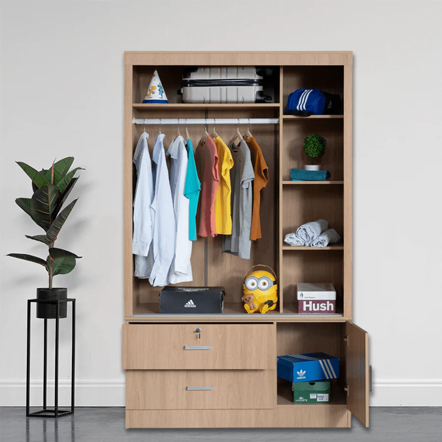 Vania 120 cm Sliding Wardrobe - Image 5
