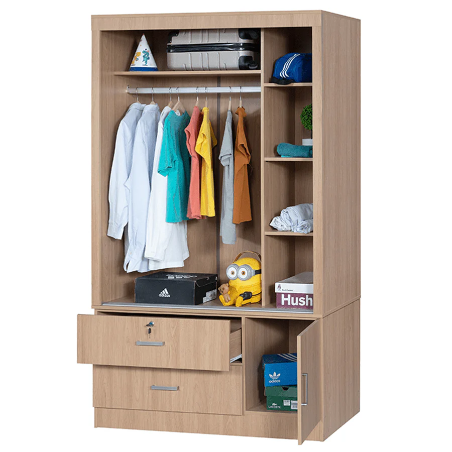 Vania 120 cm Sliding Wardrobe - Image 9