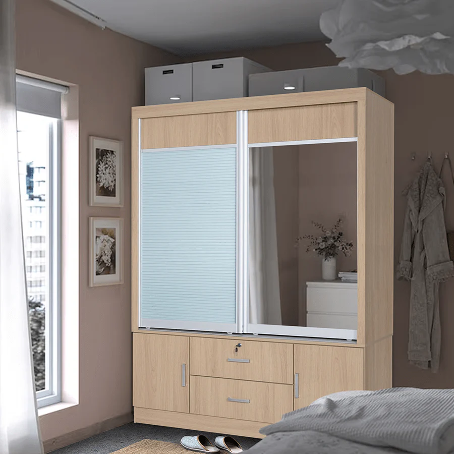 Vania 147 cm Sliding Wardrobe - Image 21