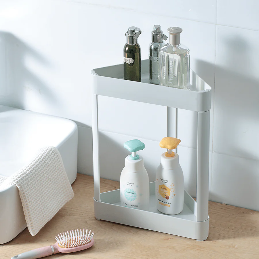 Varga 2 Layer Corner Shelf Unit - Image 3