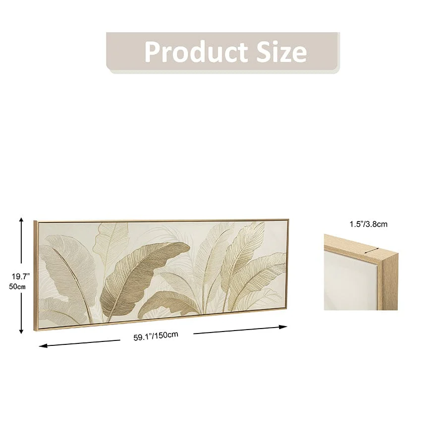Winn Canvas Wall Art with PS Frame 50x150 cm - Image 4